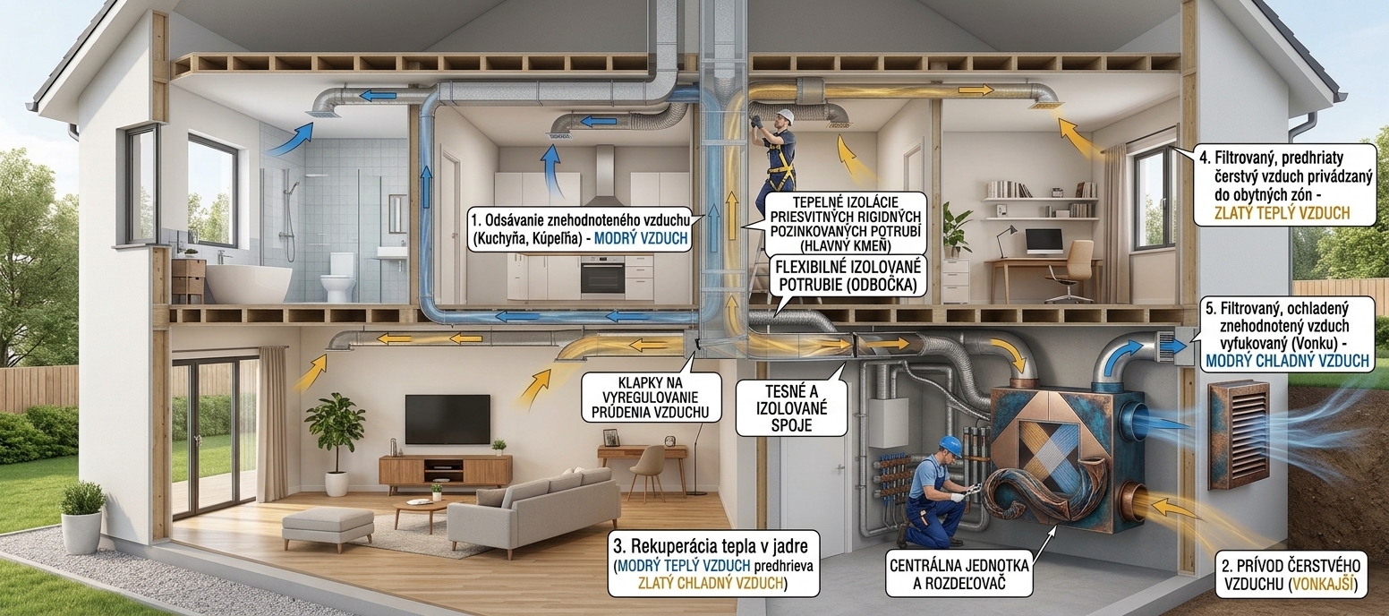 Inštalácia vzduchotechnických rozvodov